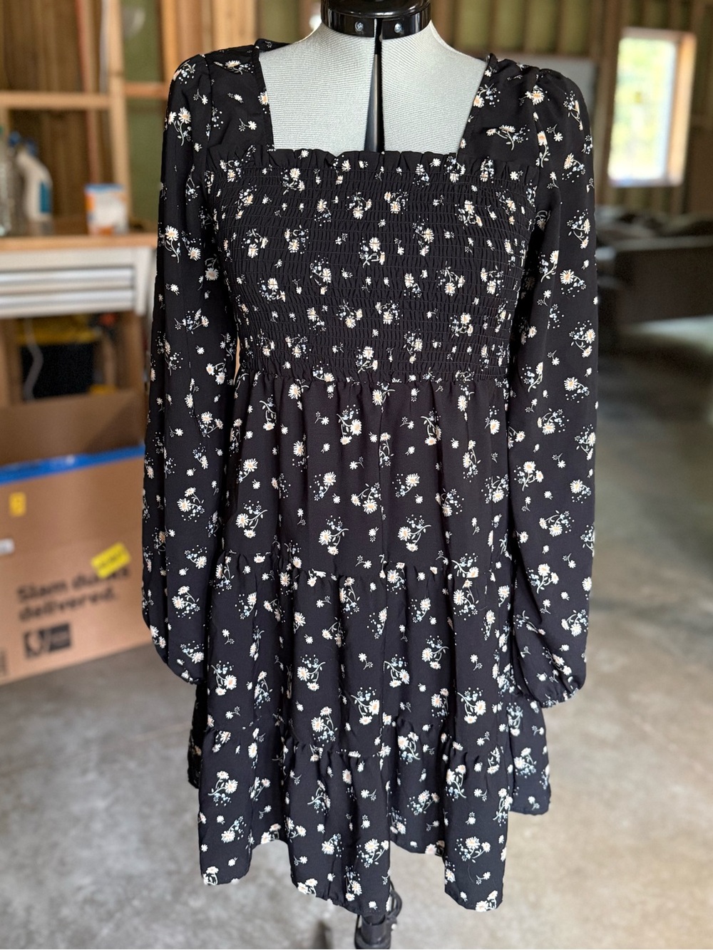 NWOT Liberty Love square neck dress